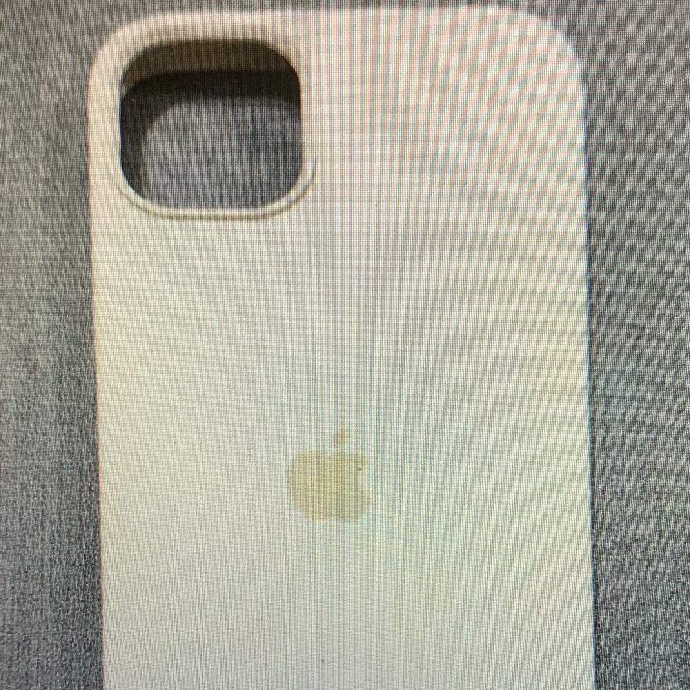 Apple Cream Silicone iPhone Case